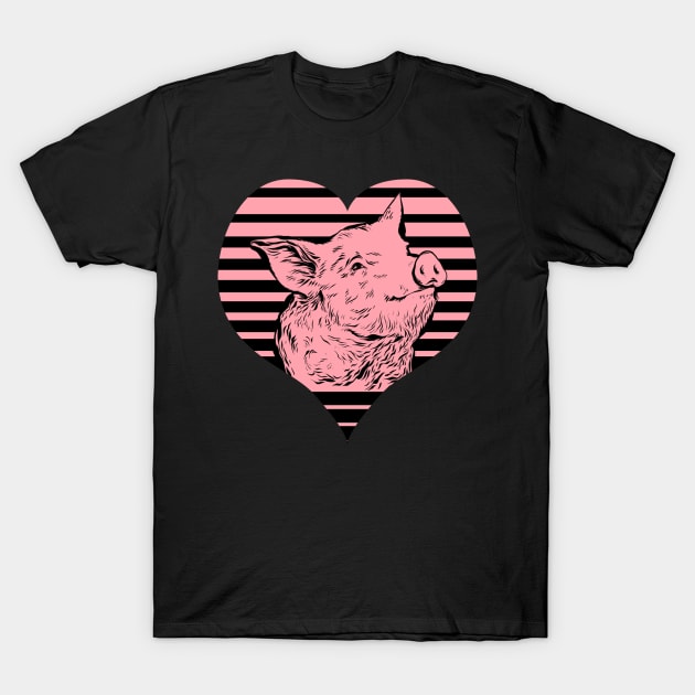 I love pigs T-Shirt by Life thats good studio